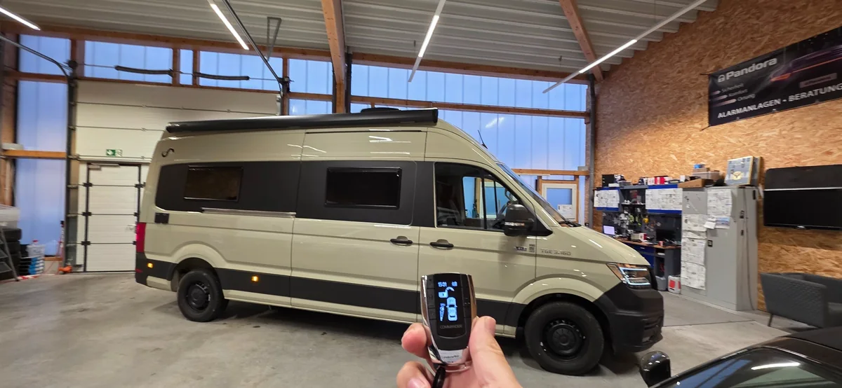 MAN TGE Mega Mobil Wohnmobil mit Pandora Fernbedienung bei CANFORCE