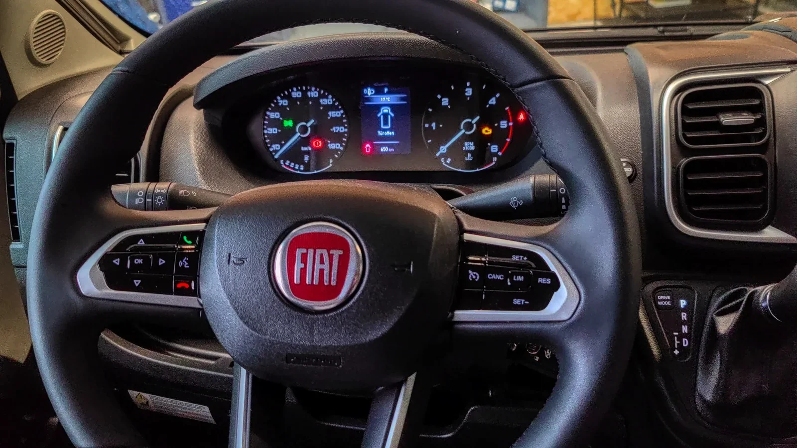 Fiat Ducato Cockpit Integration Pandora Alarmanlage