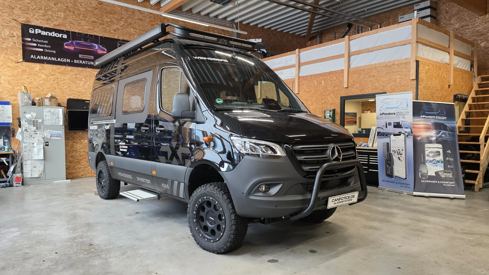 Weinsberg X-Pedition bei CANFORCE mit professionell eingebauter Pandora Alarmanlage